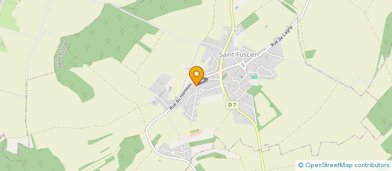 localisation de l'entreprise SID'ENERGIE à SAINT-FUSCIEN