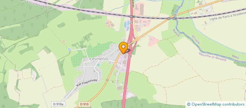 localisation de l'entreprise SID IMMO  LESMENILS