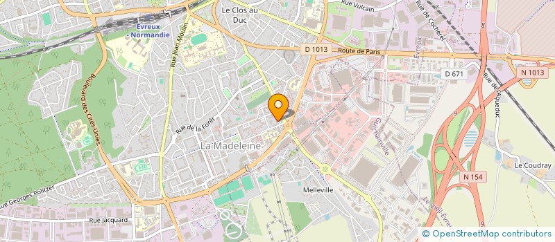 localisation de l'entreprise SID'SERVICES à EVREUX