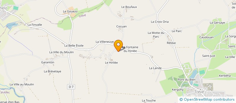 localisation de l'entreprise SID22  TREVE