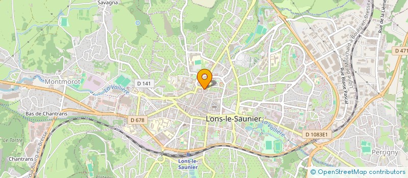 localisation de l'entreprise SIDA SOLIDARITE 39 à LONS-LE-SAUNIER
