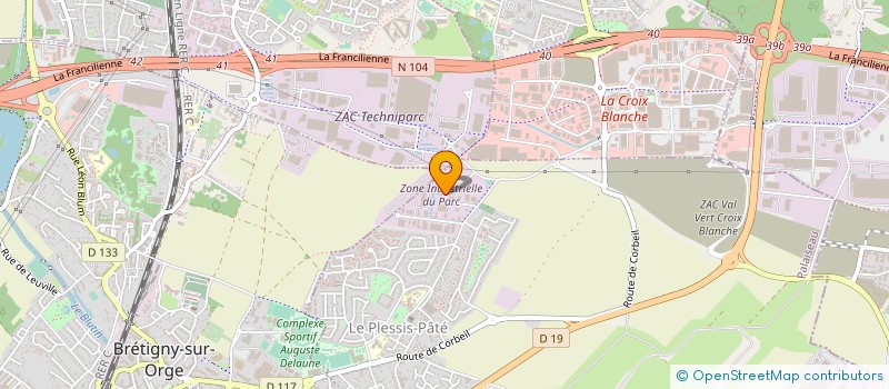 localisation de l'entreprise SIDAC EVOLUTION à LE PLESSIS-PATE