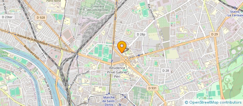 localisation de l'entreprise SIDADE à SAINT-DENIS