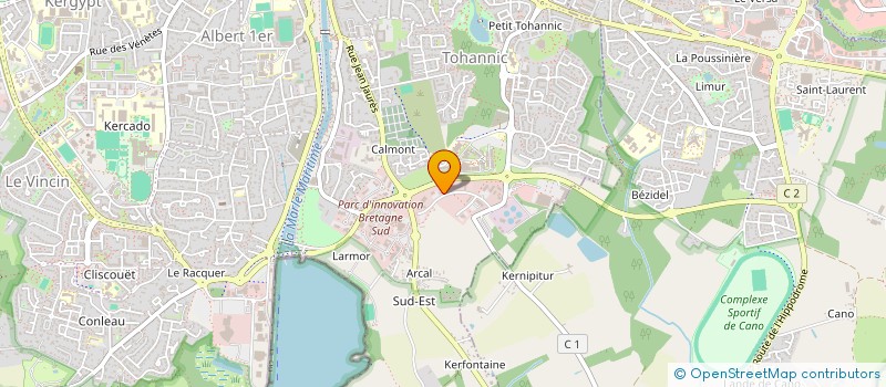 localisation de l'entreprise SIDANER à VANNES