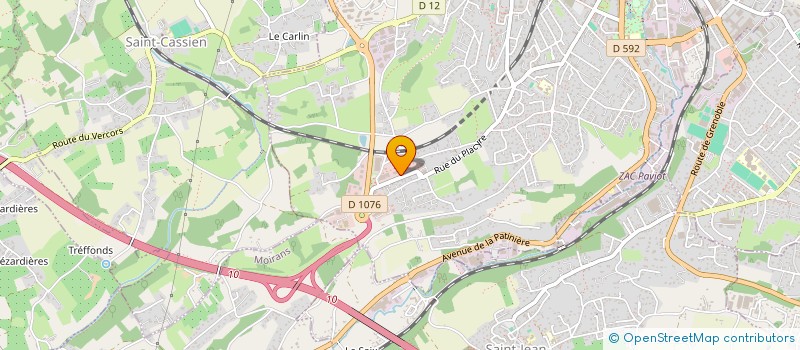 localisation de l'entreprise SIDAS SPORT FRANCE à VOIRON