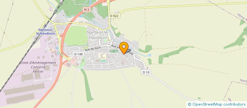 localisation de l'entreprise SIDC à NANTEUIL-LE-HAUDOUIN