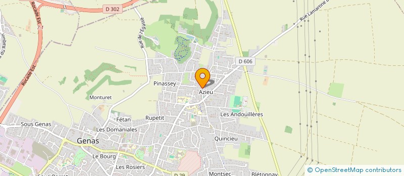 localisation de l'entreprise SIDCO  GENAS