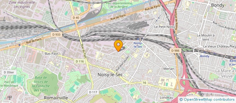 localisation de l'entreprise SIDD à NOISY-LE-SEC