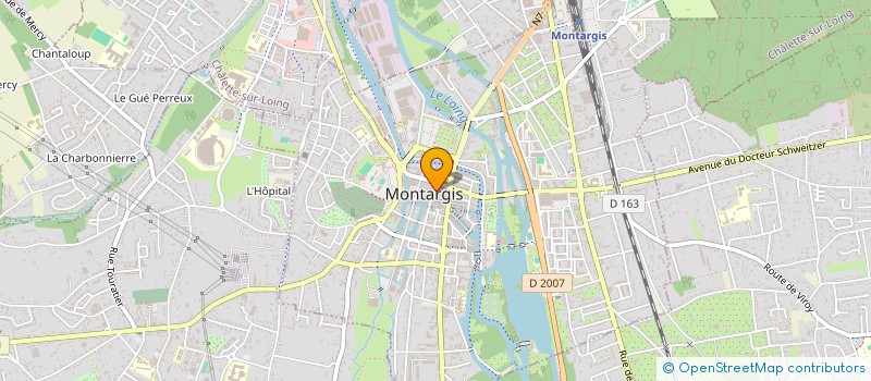 localisation de l'entreprise SIDDHARTHA à MONTARGIS