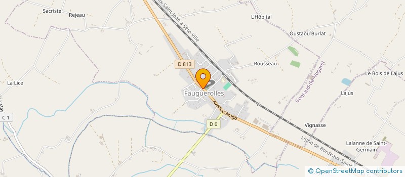 localisation de l'entreprise SIDDHI  FAUGUEROLLES