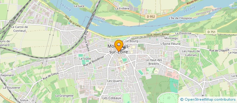 localisation de l'entreprise SIDDINVEST  MONTLOUIS-SUR-LOIRE