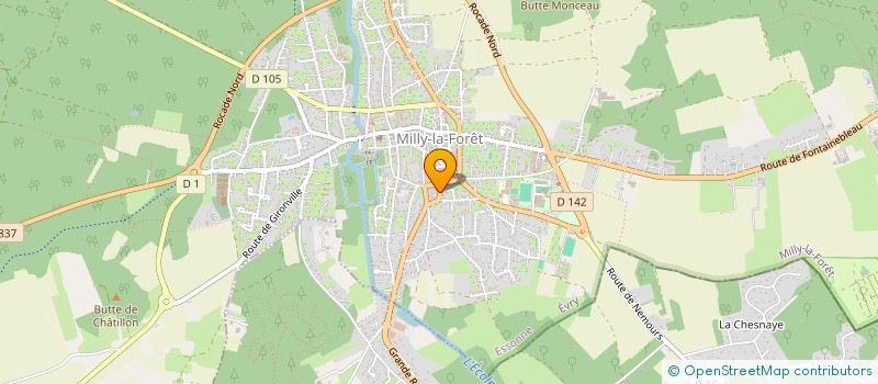 localisation de l'entreprise SIDDTHARTH  MILLY-LA-FORET