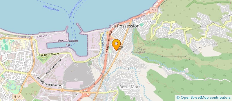 localisation de l'entreprise SIDE  LA POSSESSION