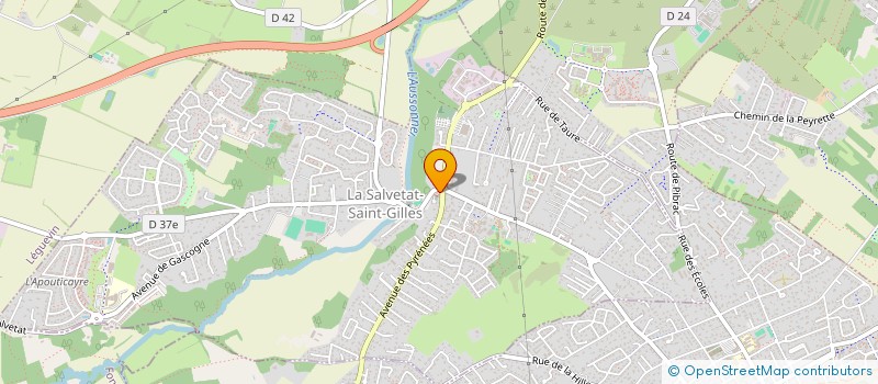 localisation de l'entreprise SIDE BY SIDE RUNNING  LA SALVETAT-SAINT-GILLES