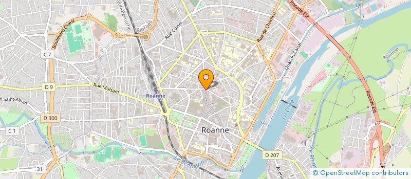 localisation de l'entreprise SIDE QUEST CORNER  ROANNE