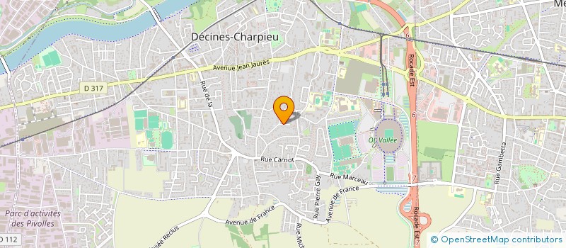 localisation de l'entreprise SIDEAL P&E  DECINES-CHARPIEU