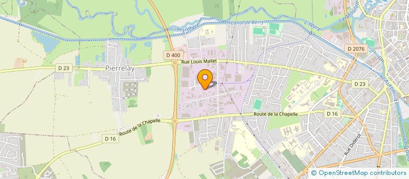 localisation de l'entreprise SIDEBAG à BOURGES