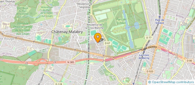 localisation de l'entreprise SIDEBLOCK  CHATENAY-MALABRY