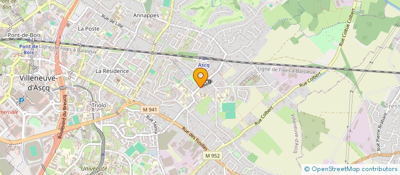 localisation de l'entreprise SIDEBO à VILLENEUVE-D'ASCQ