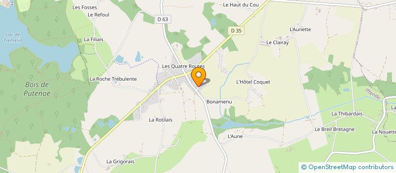 localisation de l'entreprise SIDEC BRETAGNE à IFFENDIC