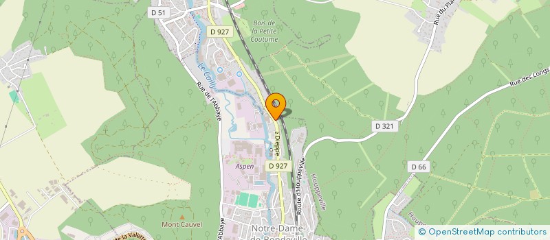 localisation de l'entreprise SIDEC CHAUFFAGE-PLOMBERIE  NOTRE-DAME-DE-BONDEVILLE