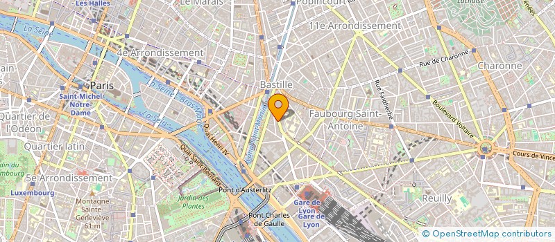 localisation de l'entreprise SIDECHAIN  PARIS