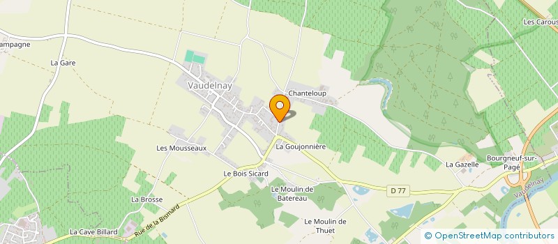 localisation de l'entreprise SIDEL  VAUDELNAY