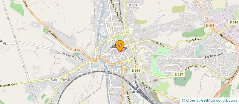 localisation de l'entreprise SIDEL  LISIEUX