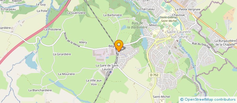 localisation de l'entreprise SIDEL END OF LINE SOLUTIONS FRANCE à SAINT-LAURENT-SUR-SEVRE