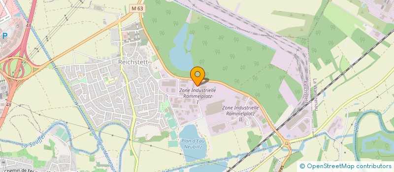 localisation de l'entreprise SIDEL ENGINEERING & CONVEYING SOLUTIONS  REICHSTETT