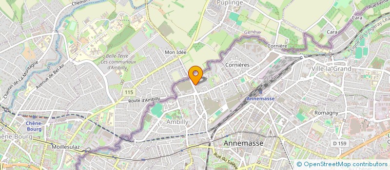 localisation de l'entreprise SIDEL - LOCATION  AMBILLY