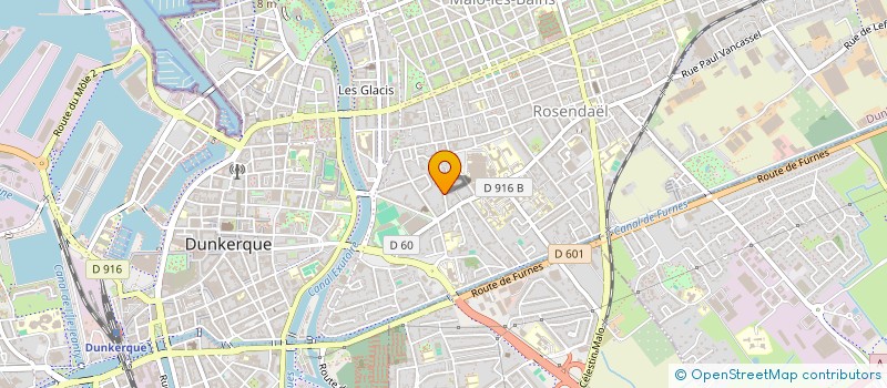 localisation de l'entreprise SIDEM à DUNKERQUE