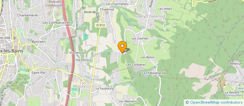 localisation de l'entreprise SIDEMEN  PUGNY-CHATENOD