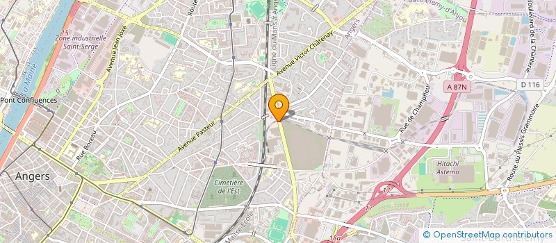 localisation de l'entreprise SIDEMESHOP à ANGERS