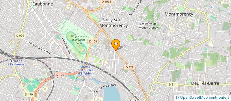 localisation de l'entreprise SIDEO à SOISY-SOUS-MONTMORENCY