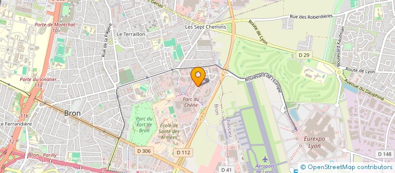 localisation de l'entreprise SIDEO - SOCIETE PRIVEE DE SECURITE à BRON