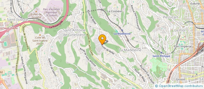 localisation de l'entreprise SIDEP à NICE