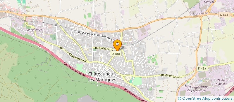 localisation de l'entreprise SIDEP à CHATEAUNEUF-LES-MARTIGUES