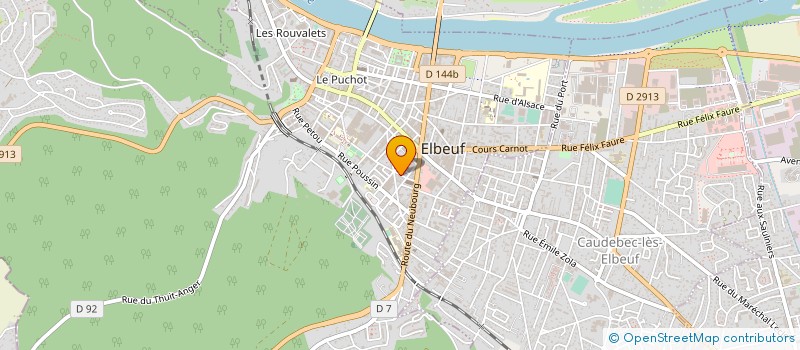 localisation de l'entreprise SIDER  ELBEUF
