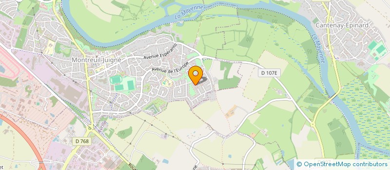 localisation de l'entreprise SIDER EVENT  MONTREUIL-JUIGNE