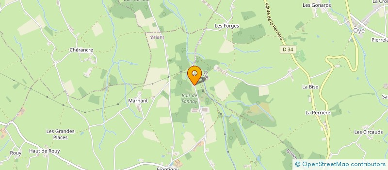 localisation de l'entreprise SIDER ROCK  BRIANT