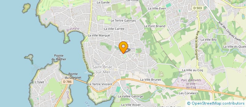 localisation de l'entreprise SIDERAL  SAINT-BRIAC-SUR-MER