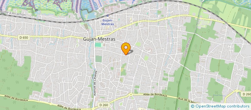 localisation de l'entreprise SIDERE  GUJAN-MESTRAS