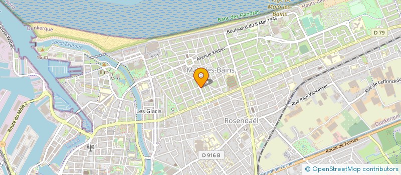 localisation de l'entreprise SIDERVAL AMENAGEMENT à DUNKERQUE