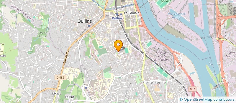 localisation de l'entreprise SIDETICK  OULLINS-PIERRE-BENITE