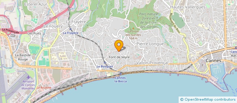 localisation de l'entreprise SIDEV CONCEPT  CANNES