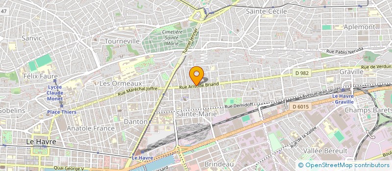 localisation de l'entreprise SIDI BOU à LE HAVRE