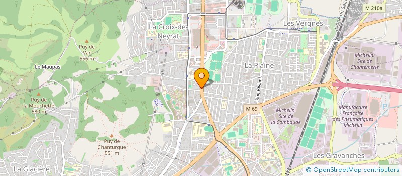 localisation de l'entreprise SIDI BOUSAID  CLERMONT-FERRAND