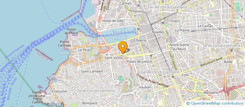 localisation de l'entreprise SIDI BRAHIM DE MARSEILLE ET DE SA REGION à MARSEILLE