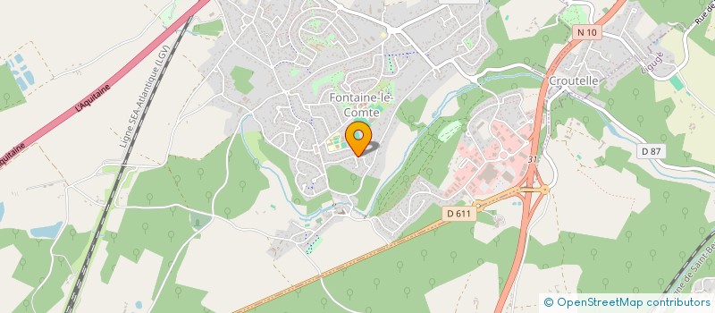 localisation de l'entreprise SIDI BRAHIM DU POITOU à FONTAINE-LE-COMTE